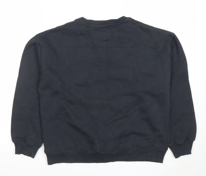 Zara Girls Black Lilo & Stitch Graphic Pullover Sweatshirt 11-12 Years