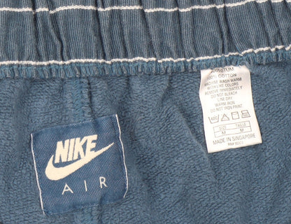 Mens UK Size M Nike Regular Fit Sweatpants Blue Trousers