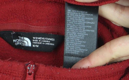 Womens UK Size M The North Face Red Basic Jacket