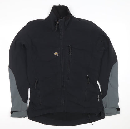 Mountain Hardwear Womens Black Softshell Jacket Size 10 Windproof