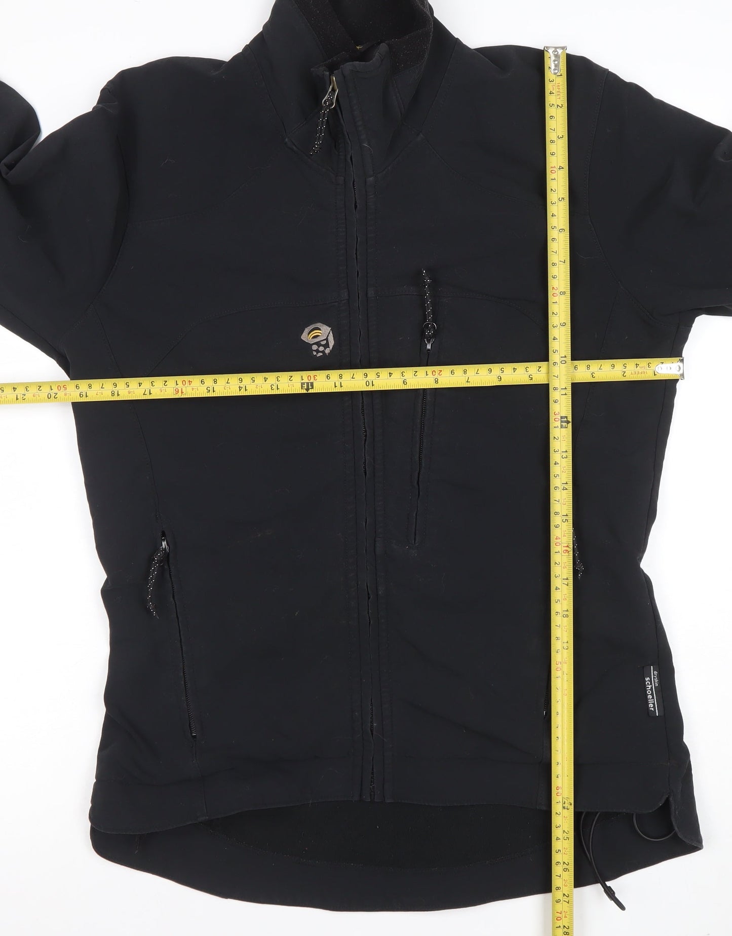 Mountain Hardwear Womens Black Softshell Jacket Size 10 Windproof