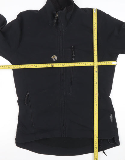 Mountain Hardwear Womens Black Softshell Jacket Size 10 Windproof