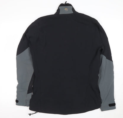 Mountain Hardwear Womens Black Softshell Jacket Size 10 Windproof