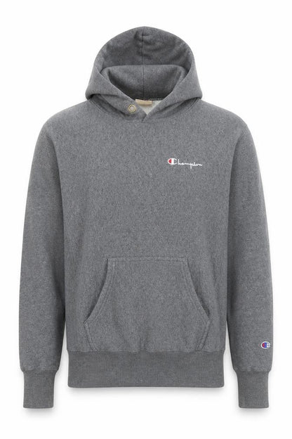 Mens UK Size S Champion Grey Pullover Hoodie