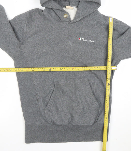 Mens UK Size S Champion Grey Pullover Hoodie