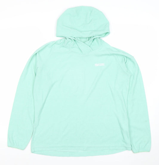 Womens UK Size 14 Regatta Green Pullover Hoodie