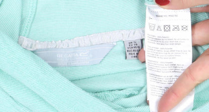 Womens UK Size 14 Regatta Green Pullover Hoodie