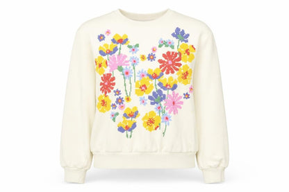 Womens UK Size S Zara Ivory Pullover Sweatshirt