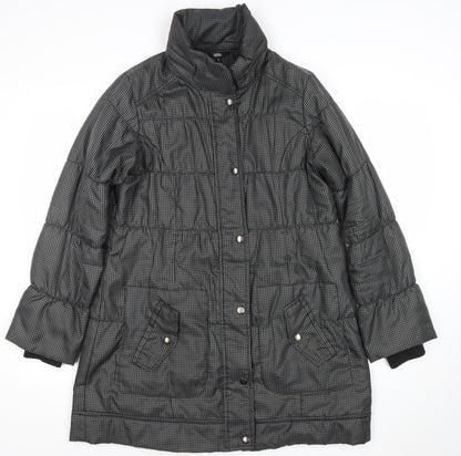 Womens UK Size M Marks and Spencer Grey Puffer Jacket