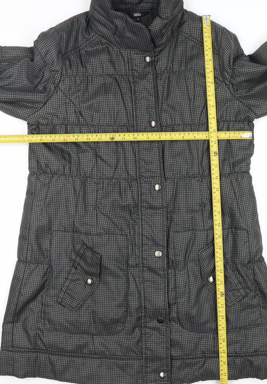 Womens UK Size M Marks and Spencer Grey Puffer Jacket