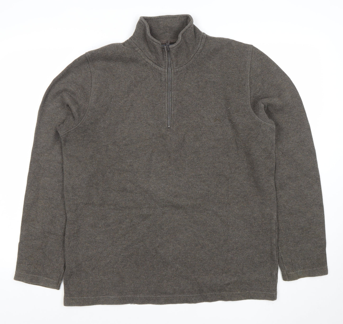 Mens UK Size M Austin Reed Brown Pullover Sweatshirt