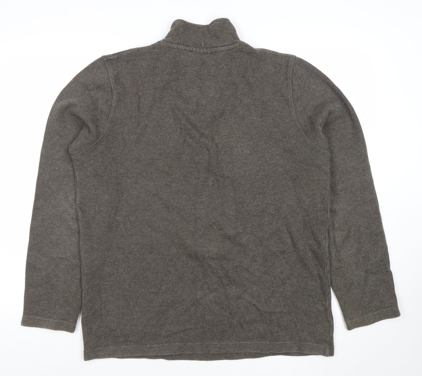 Mens UK Size M Austin Reed Brown Pullover Sweatshirt