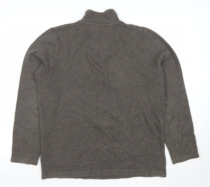 Mens UK Size M Austin Reed Brown Pullover Sweatshirt