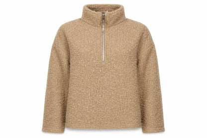Womens UK Size S Zara Beige Pullover Sweatshirt
