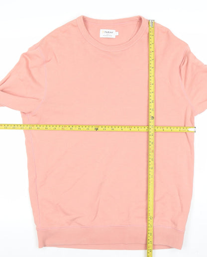 Mens UK Size L Farah Pink Pullover Sweatshirt