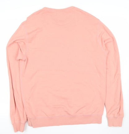 Mens UK Size L Farah Pink Pullover Sweatshirt