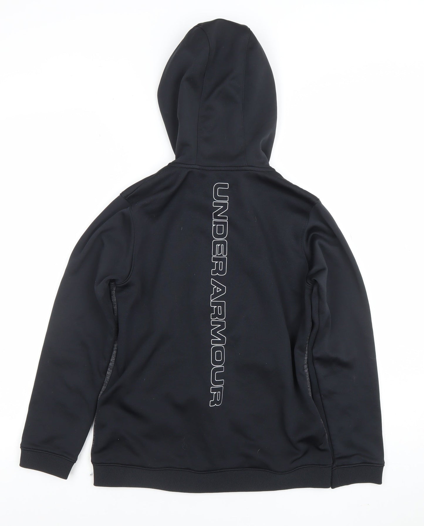 Boys UK Size 12-13 Years Under armour Black Full Zip Hoodie