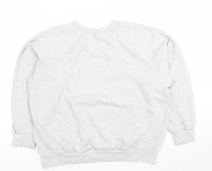 Mens UK Size L Topman Grey Pullover Sweatshirt