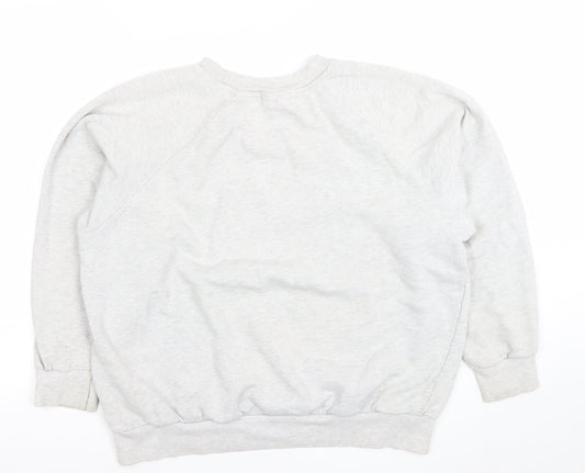 Mens UK Size L Topman Grey Pullover Sweatshirt