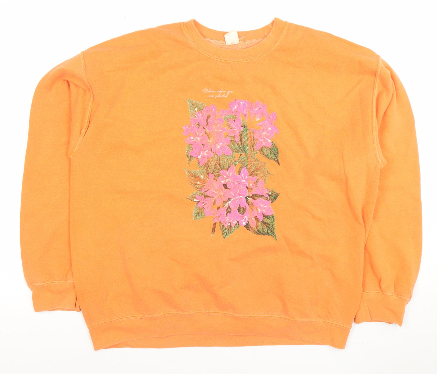Womens UK Size M Great Outfitters Orange Pullover Sweatshirt