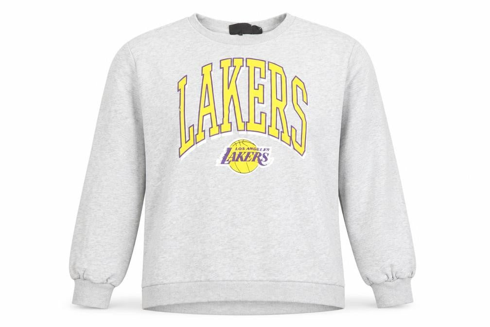Womens UK Size XS NBA Grey Pullover Sweatshirt