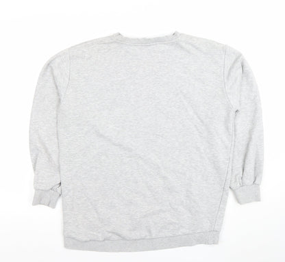 Womens UK Size XS NBA Grey Pullover Sweatshirt