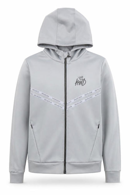 Boys UK Size 10-11 Years Kings Will Dream Grey Full Zip Hoodie