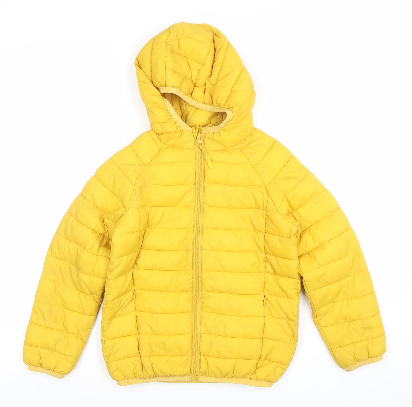 Boys UK Size 7-8 Years Marks and Spencer Yellow Puffer Jacket
