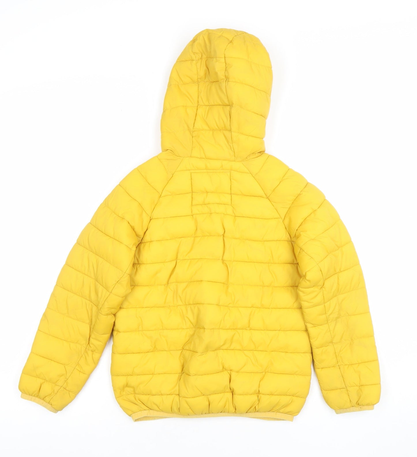Boys UK Size 7-8 Years Marks and Spencer Yellow Puffer Jacket