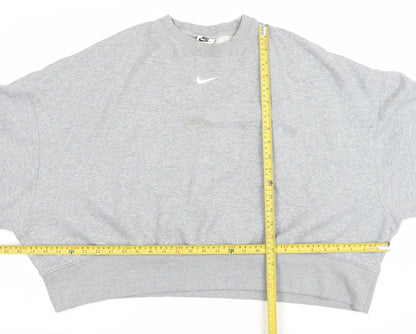 Womens UK Size L Nike Grey Pullover Sweatshirt