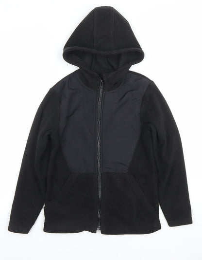 Boys UK Size 9-10 Years Mountain Warehouse Black Basic Jacket