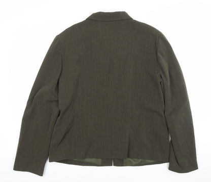 Womens UK Size 14 Lakeland Regular Brown Suit Jacket