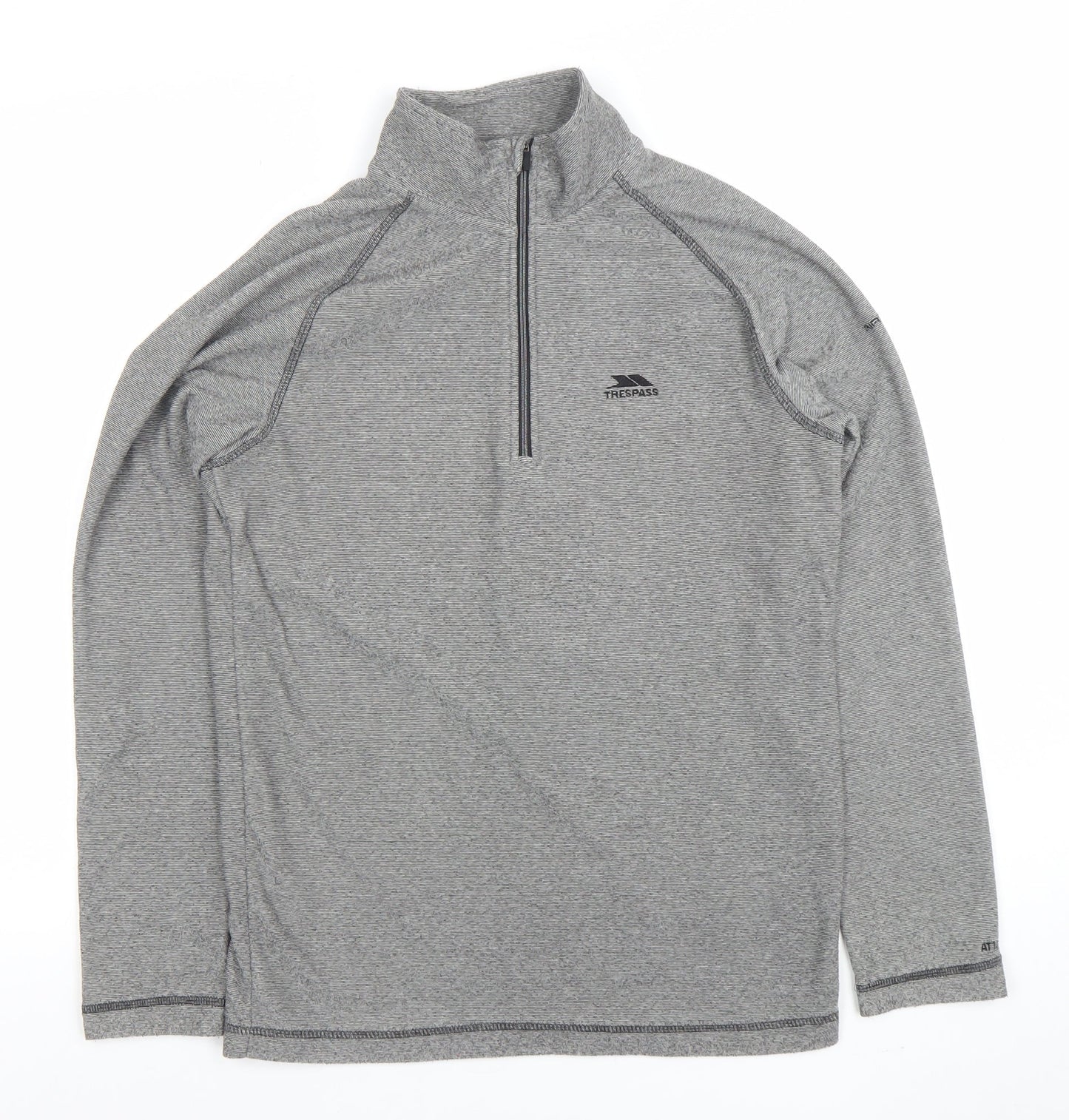 Mens UK Size S Trespass Grey Pullover Sweatshirt