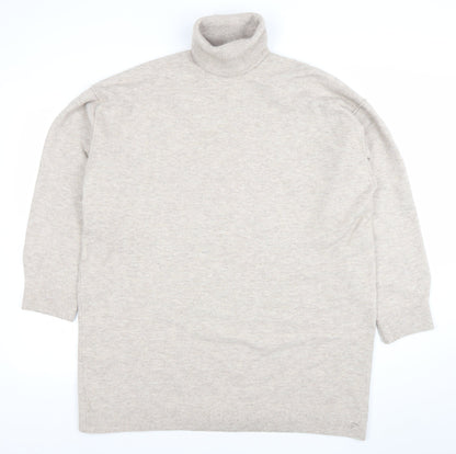 Womens UK Size S Weekday Beige Pullover Jumper