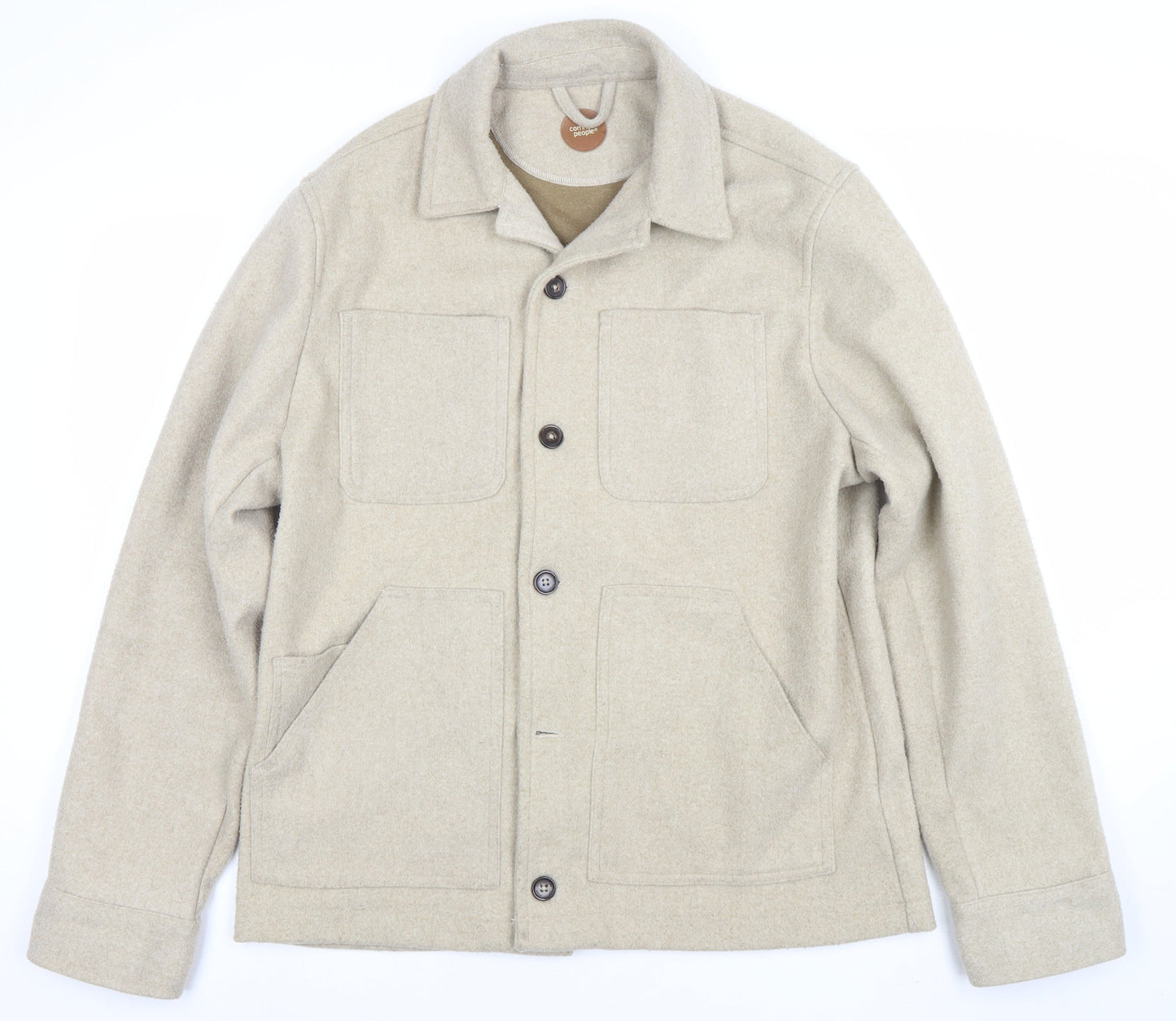 Womens UK Size XL Common People Beige Basic Jacket
