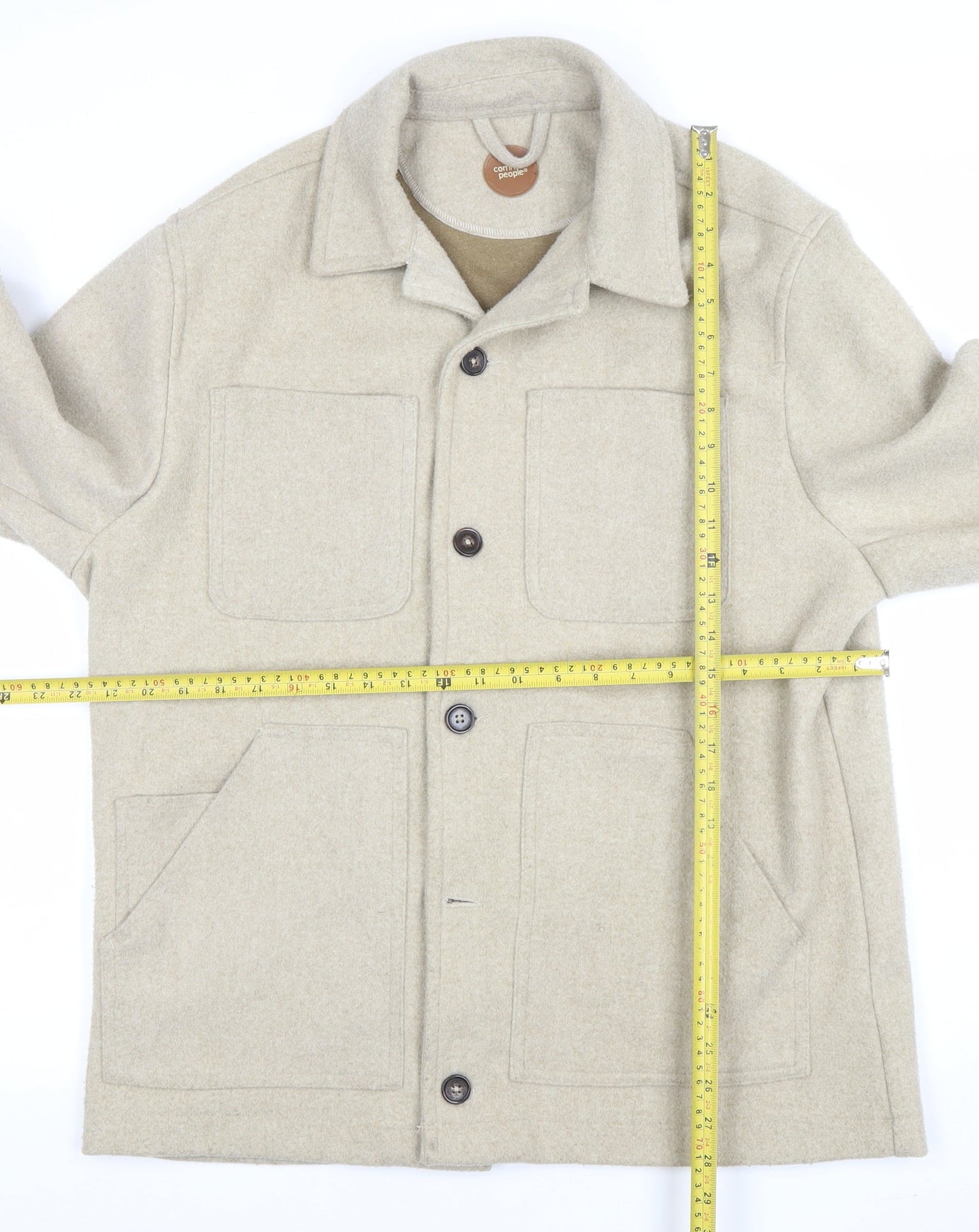 Womens UK Size XL Common People Beige Basic Jacket