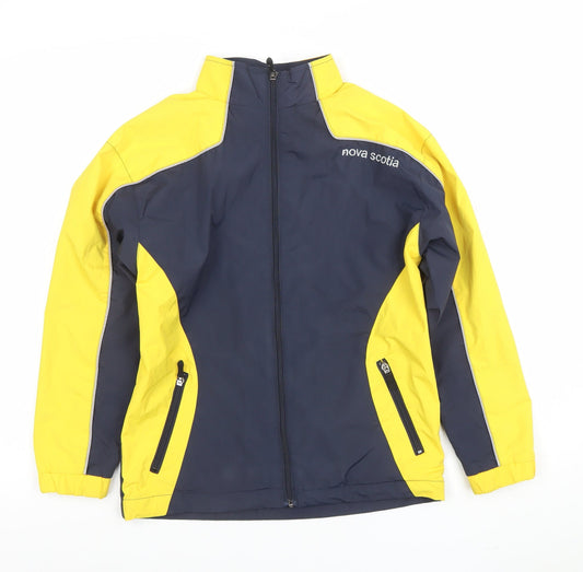 Boys UK Size M Canada Sportswear Blue Basic Jacket