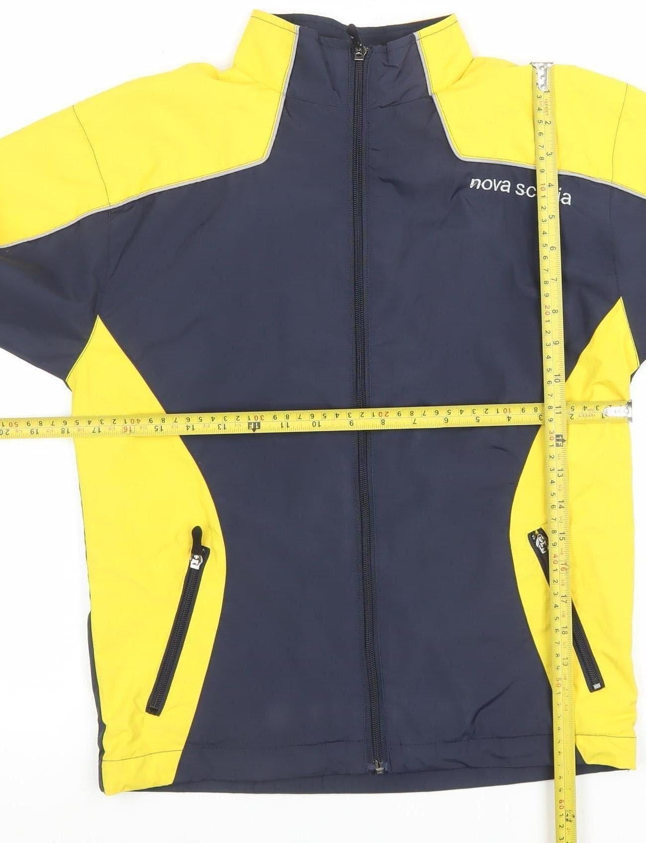 Boys UK Size M Canada Sportswear Blue Basic Jacket