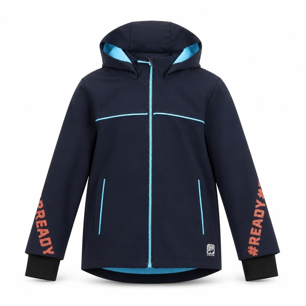 Boys UK Size 8 Years s.Oliver Blue Soft Shell
