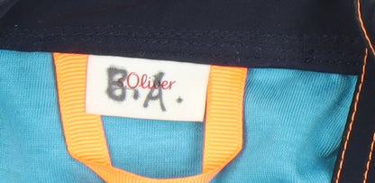 Boys UK Size 8 Years s.Oliver Blue Soft Shell