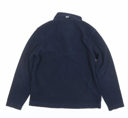 Regatta Boys Navy Fleece 1/2 Zip Pullover Sweatshirt 9-10 Years