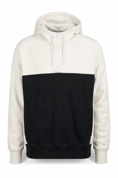 Mens UK Size S Nike White 1/2 Zip Hoodie