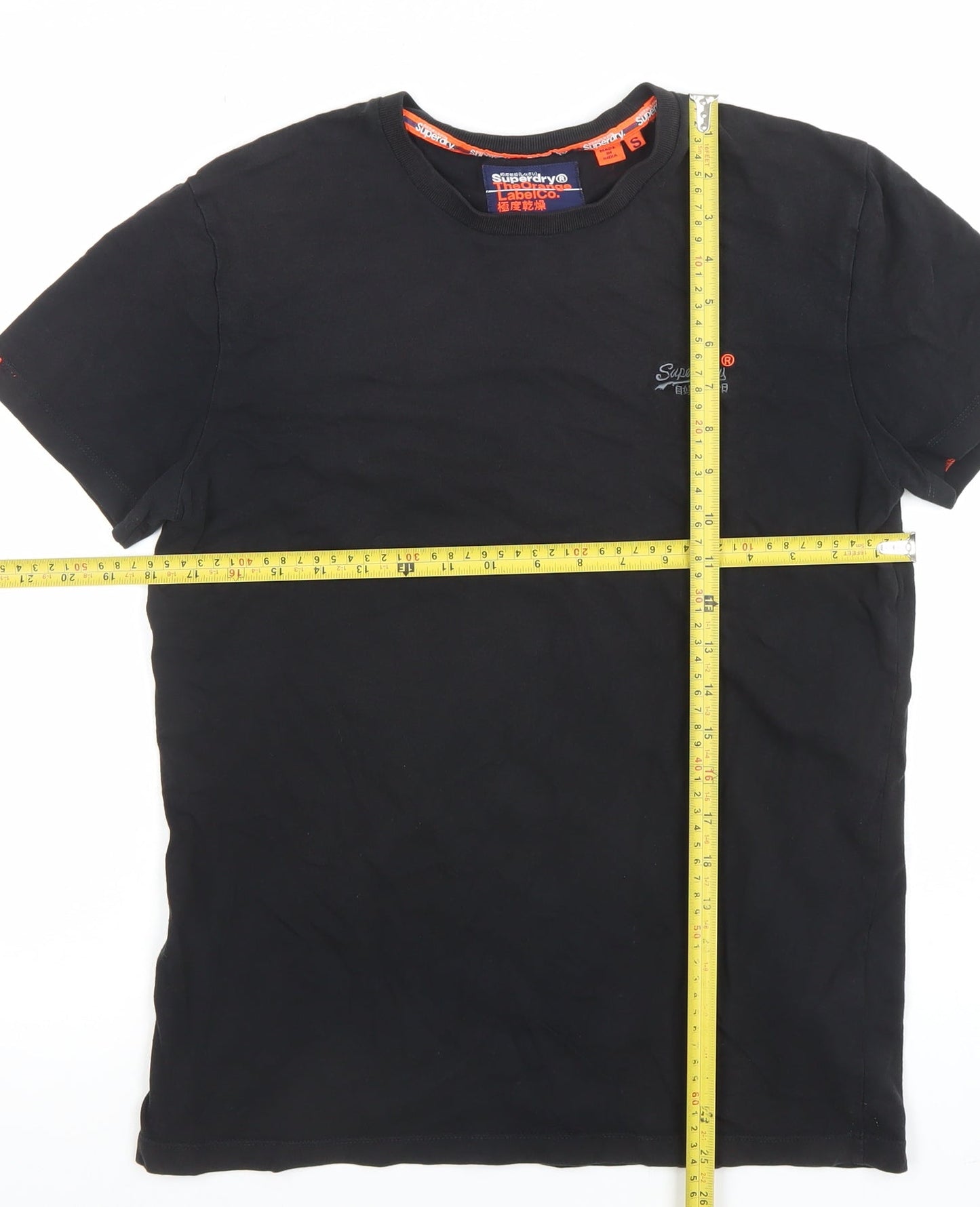 Mens UK Size S Superdry Black  T-Shirt