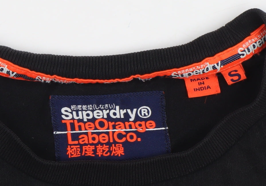 Mens UK Size S Superdry Black  T-Shirt