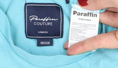 Mens UK Size M Paraffin Couture Blue  T-Shirt