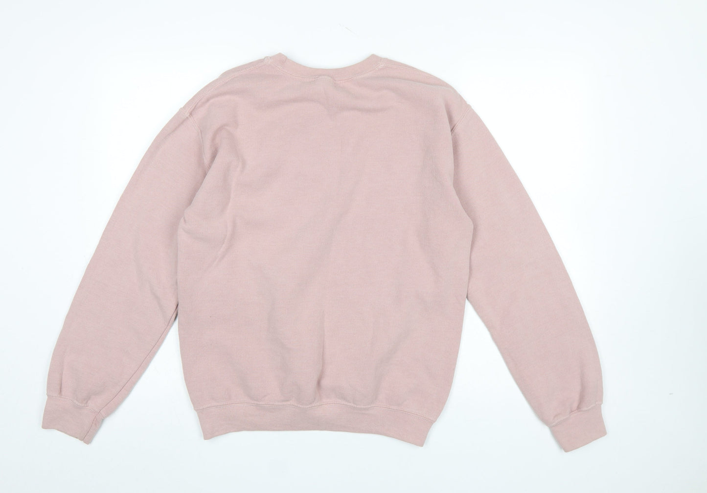 Womens UK Size S Topshop Pink Pullover Sweatshirt
