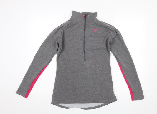 Womens UK Size M Gymshark Grey Pullover Sweatshirt