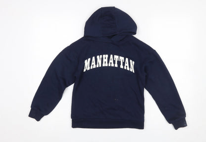 Boys UK Size 8-9 Years Primark Blue Pullover Hoodie