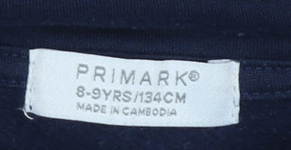 Boys UK Size 8-9 Years Primark Blue Pullover Hoodie