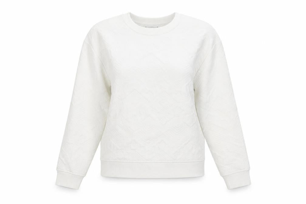 Womens UK Size S Zara White Pullover Sweatshirt